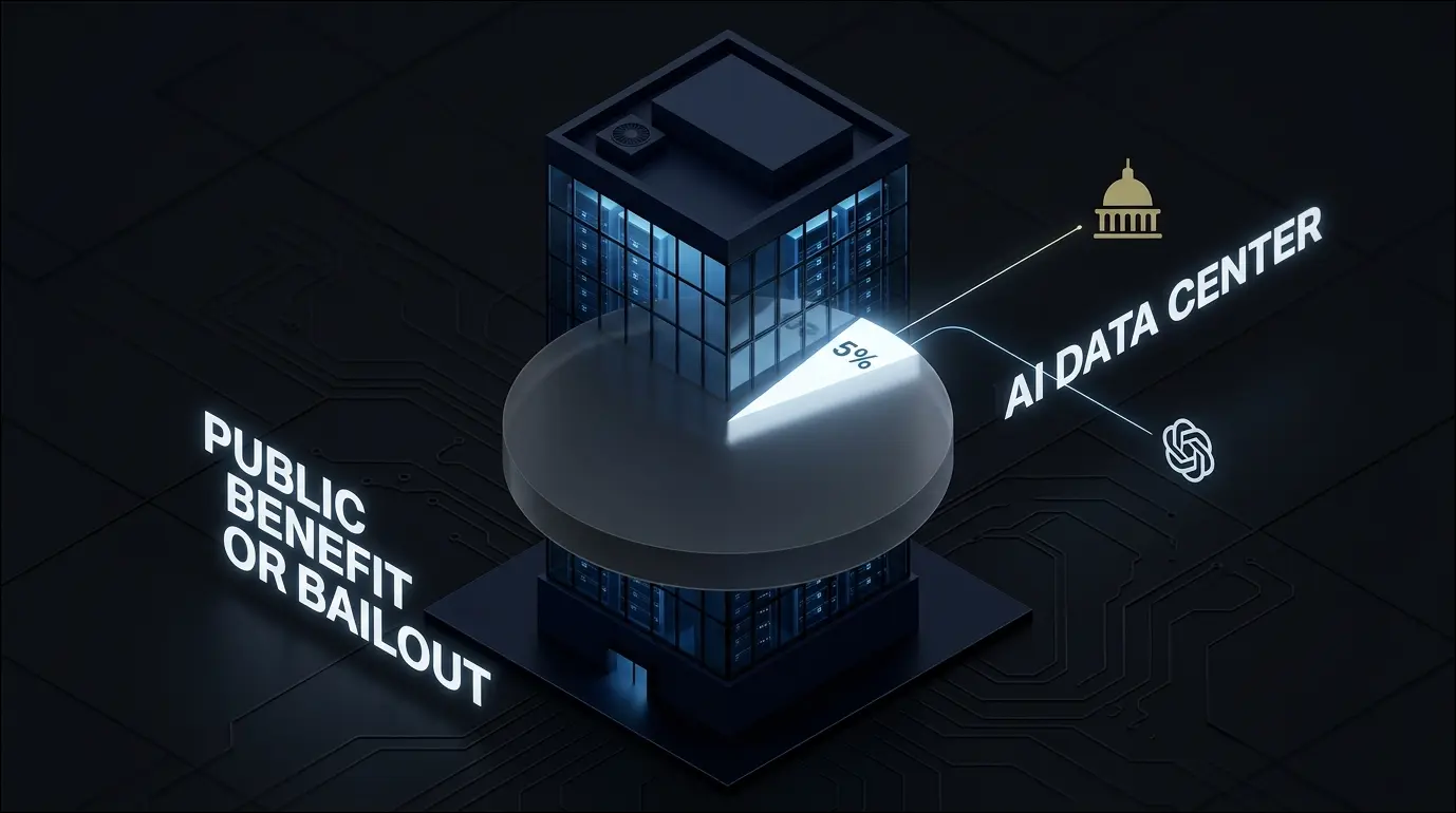 OpenAI’s 5% Gift to Washington: Public Benefit or Bailout Insurance?