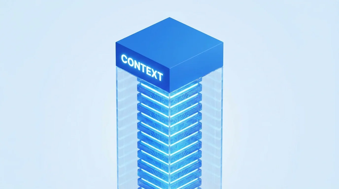 Image Placeholder 2: A chaotic cluster of unlabelled puzzle pieces next to a perfectly structured stack of puzzle pieces held together by a top piece labelled 'Context'.